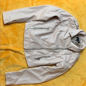 Faux leather jacket